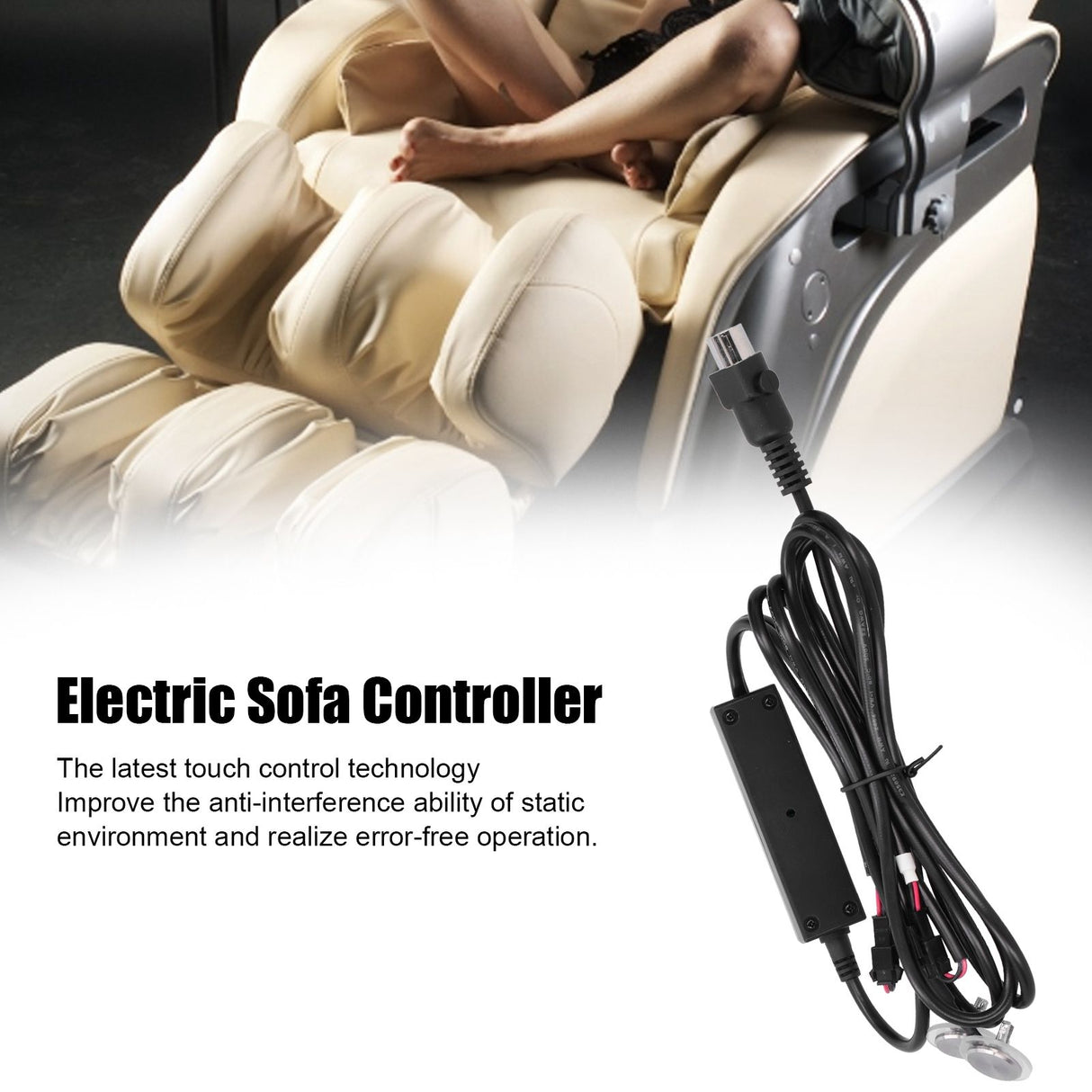 Touch Controller Electric Push Rod Lifting Controller 5 Pin 4-Core for Electric Sofa