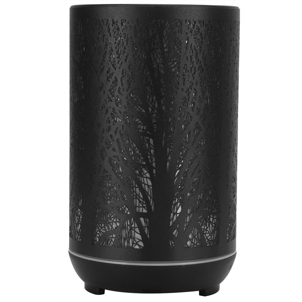 300ml Air Humidifier 2 in 1 Ambient Night Light Aroma Aromatherapy Diffuser Black 100‑240VAU Plug