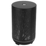 300ml Air Humidifier 2 in 1 Ambient Night Light Aroma Aromatherapy Diffuser Black 100‑240VAU Plug - Side View