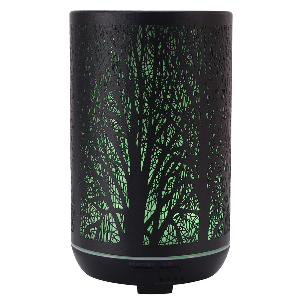 300ml Air Humidifier 2 in 1 Ambient Night Light Aroma Aromatherapy Diffuser Black 100‑240VAU Plug