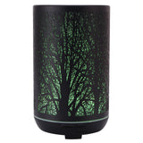 300ml Air Humidifier 2 in 1 Ambient Night Light Aroma Aromatherapy Diffuser Black 100‑240VAU Plug