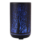 300ml Air Humidifier 2 in 1 Ambient Night Light Aroma Aromatherapy Diffuser Black 100‑240VAU Plug