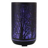 300ml Air Humidifier 2 in 1 Ambient Night Light Aroma Aromatherapy Diffuser Black 100‑240VAU Plug