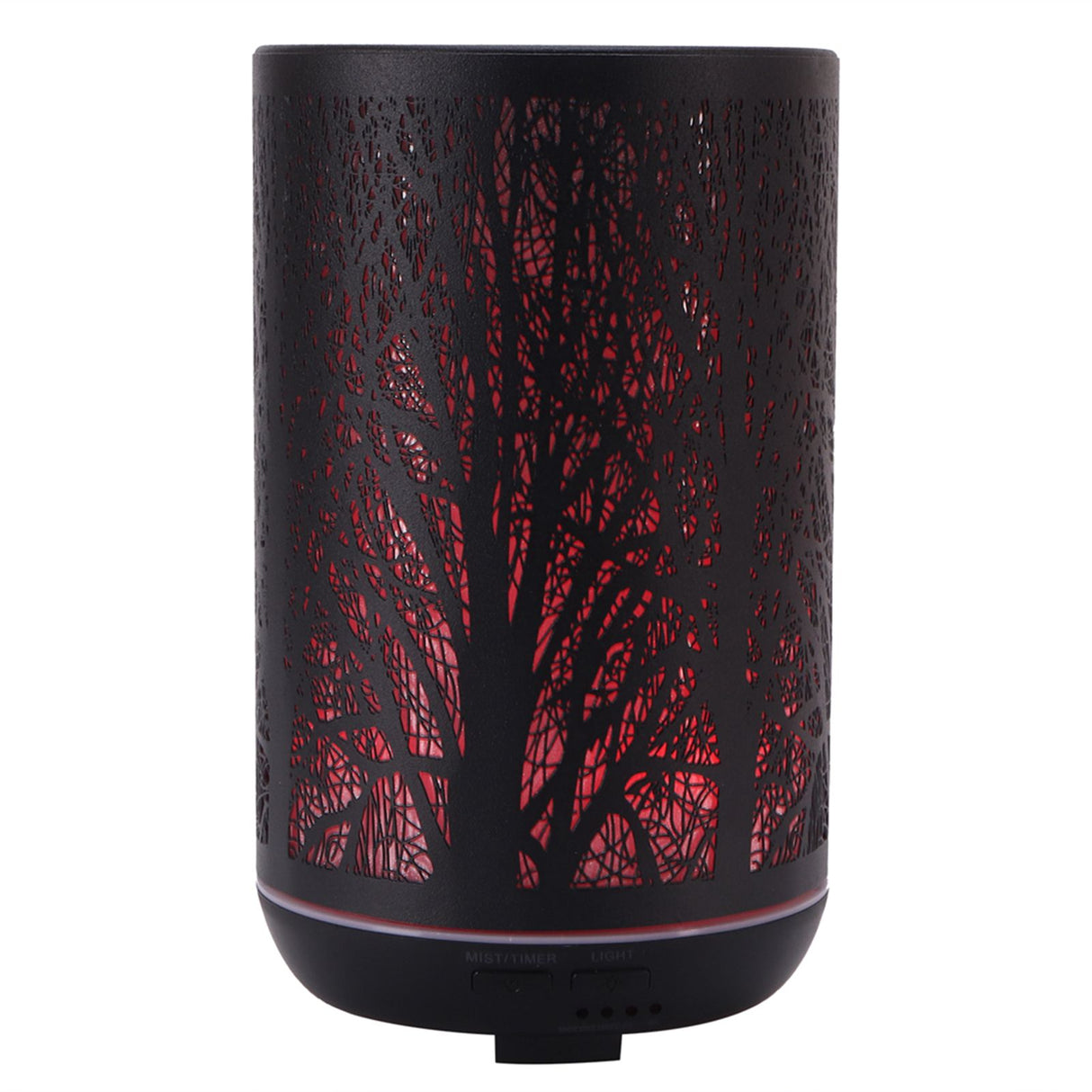 300ml Air Humidifier 2 in 1 Ambient Night Light Aroma Aromatherapy Diffuser Black 100‑240VAU Plug