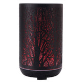 300ml Air Humidifier 2 in 1 Ambient Night Light Aroma Aromatherapy Diffuser Black 100‑240VAU Plug