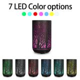 300ml Air Humidifier 2 in 1 Ambient Night Light Aroma Aromatherapy Diffuser Black 100‑240VAU Plug