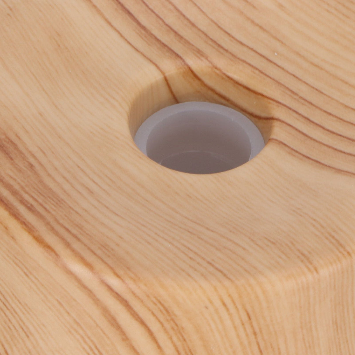 400ml Light Wood Grain Air Diffuser Electric Aroma Humidifier with Ambient Night Lamp 100‑240VAU Plug