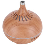 400ml Aroma Diffuser WIFI Control Wood Grain Aromatherapy Humidifier Colorful Night Light 100-240VAU Plug - Rear View