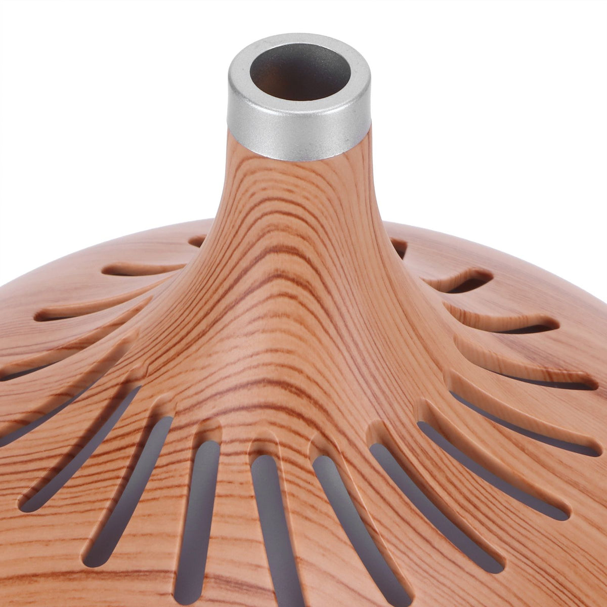 400ml Aroma Diffuser WIFI Control Wood Grain Aromatherapy Humidifier Colorful Night Light 100-240VAU Plug