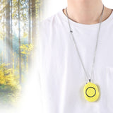 USB Rechargeable Portable Neck Hanging Air Purifier Wearable Negative Ion Air Cleaner Necklace