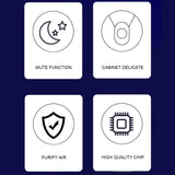 USB Rechargeable Portable Neck Hanging Air Purifier Wearable Negative Ion Air Cleaner Necklace - Extra Image