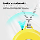 USB Rechargeable Portable Neck Hanging Air Purifier Wearable Negative Ion Air Cleaner Necklace - Extra Image