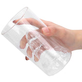 350ml DoubleWall Cup High Borosilicate Glass HeatResistant Cup Beer Mug Glass Drinkware - Low Angle