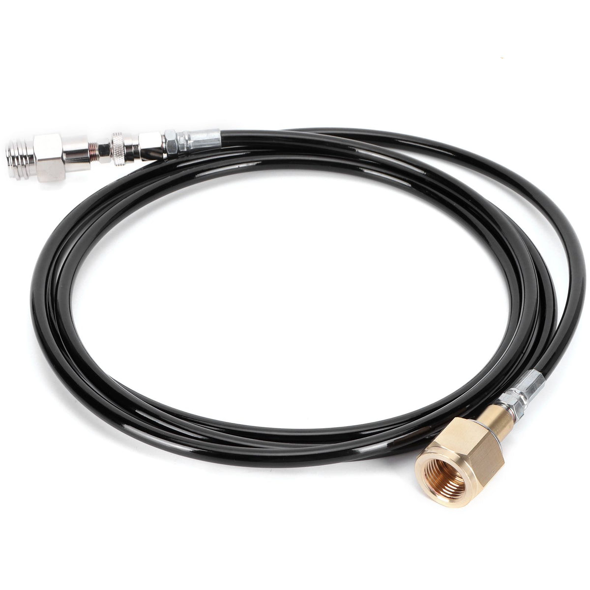 100in CGA320 CO2 Cylinder Refilling Soda Adapter Hose Kit Soda Accessories Black