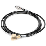 100in CGA320 CO2 Cylinder Refilling Soda Adapter Hose Kit Soda Accessories Black - Top-Down View
