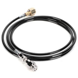 100in CGA320 CO2 Cylinder Refilling Soda Adapter Hose Kit Soda Accessories Black - Rear View
