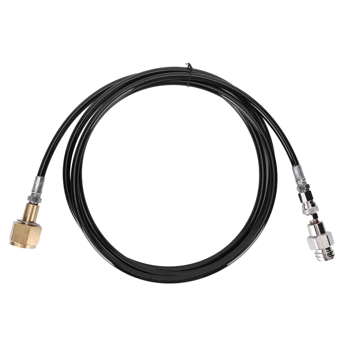 W21.8-14 Soda Hose Adapter Kit CO2 Cylinder Refilling Tube Accessories 100in Black