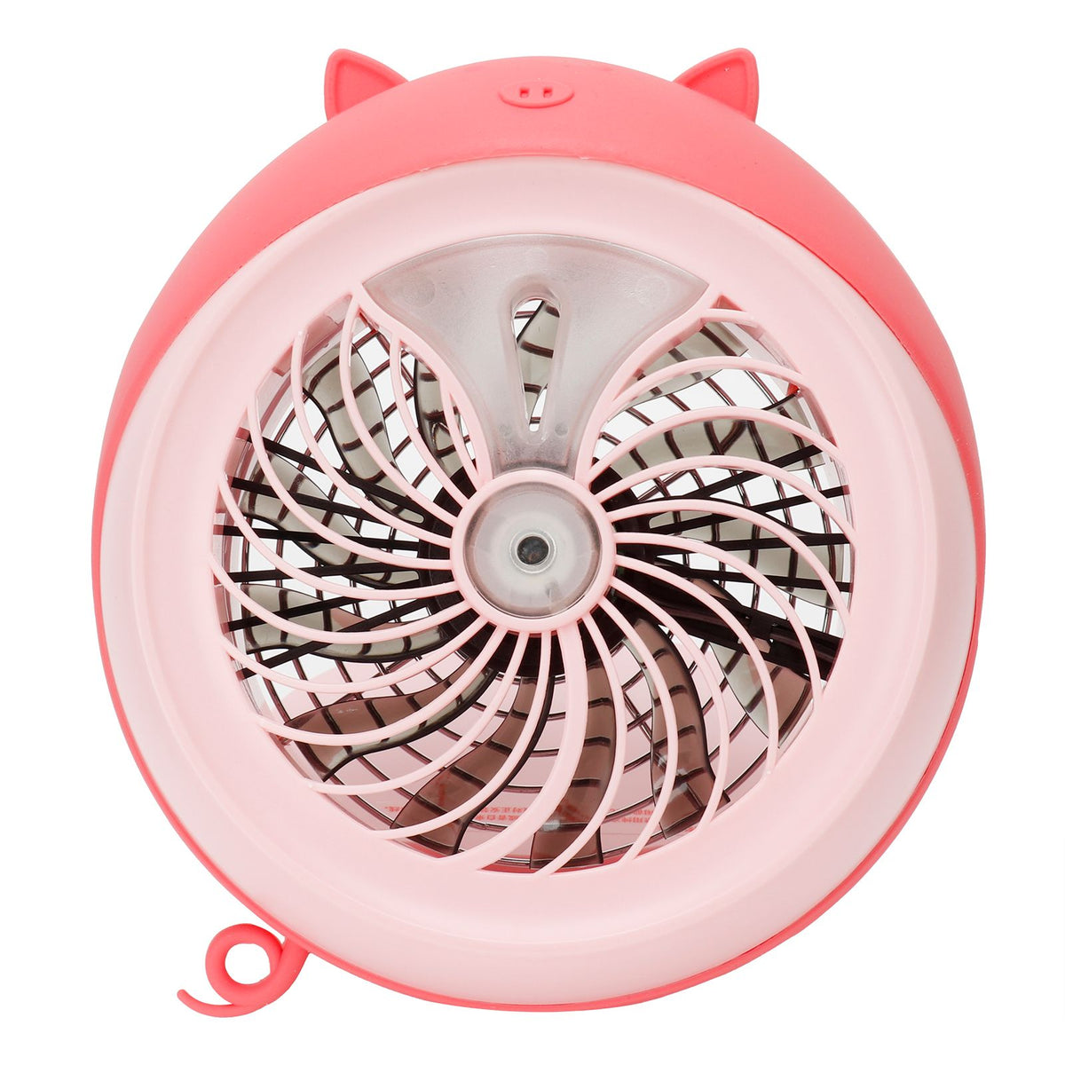 Cute Desktop Mini Fan Portable Humidifying Mist Spray Fan for Home Office SuppliesPink Pig