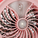 Cute Desktop Mini Fan Portable Humidifying Mist Spray Fan for Home Office SuppliesPink Pig