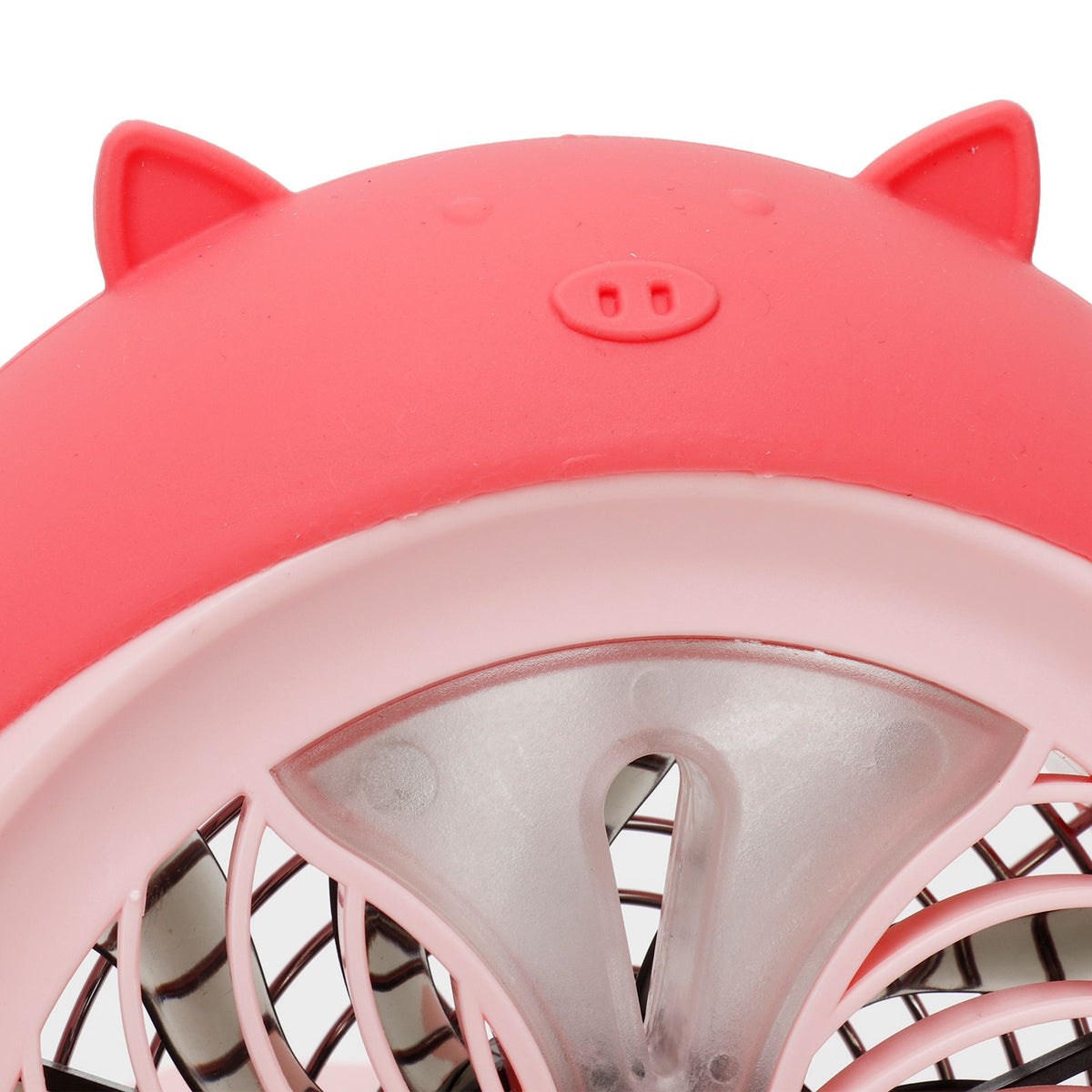 Cute Desktop Mini Fan Portable Humidifying Mist Spray Fan for Home Office SuppliesPink Pig