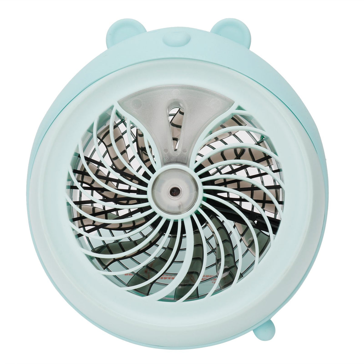 Cute Desktop Mini Fan Portable Humidifying Mist Spray Fan for Home Office SuppliesBlue Bear