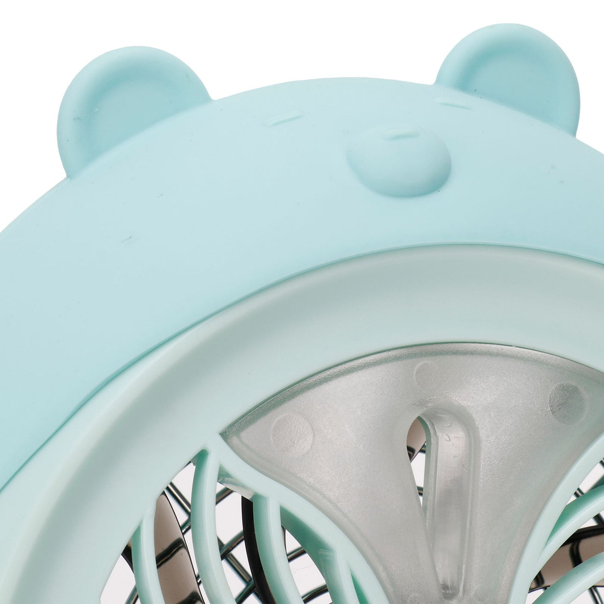 Cute Desktop Mini Fan Portable Humidifying Mist Spray Fan for Home Office SuppliesBlue Bear