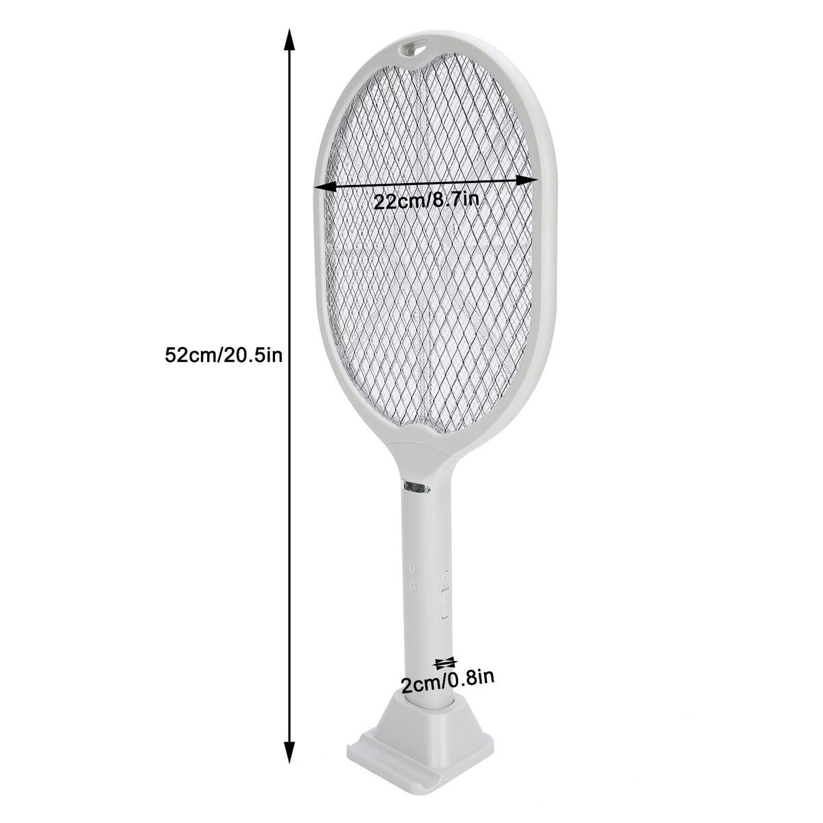 Electric Mosquito Swatter USB Charging 2 in 1 Mosquito Killer Lamp Racket for Home Use