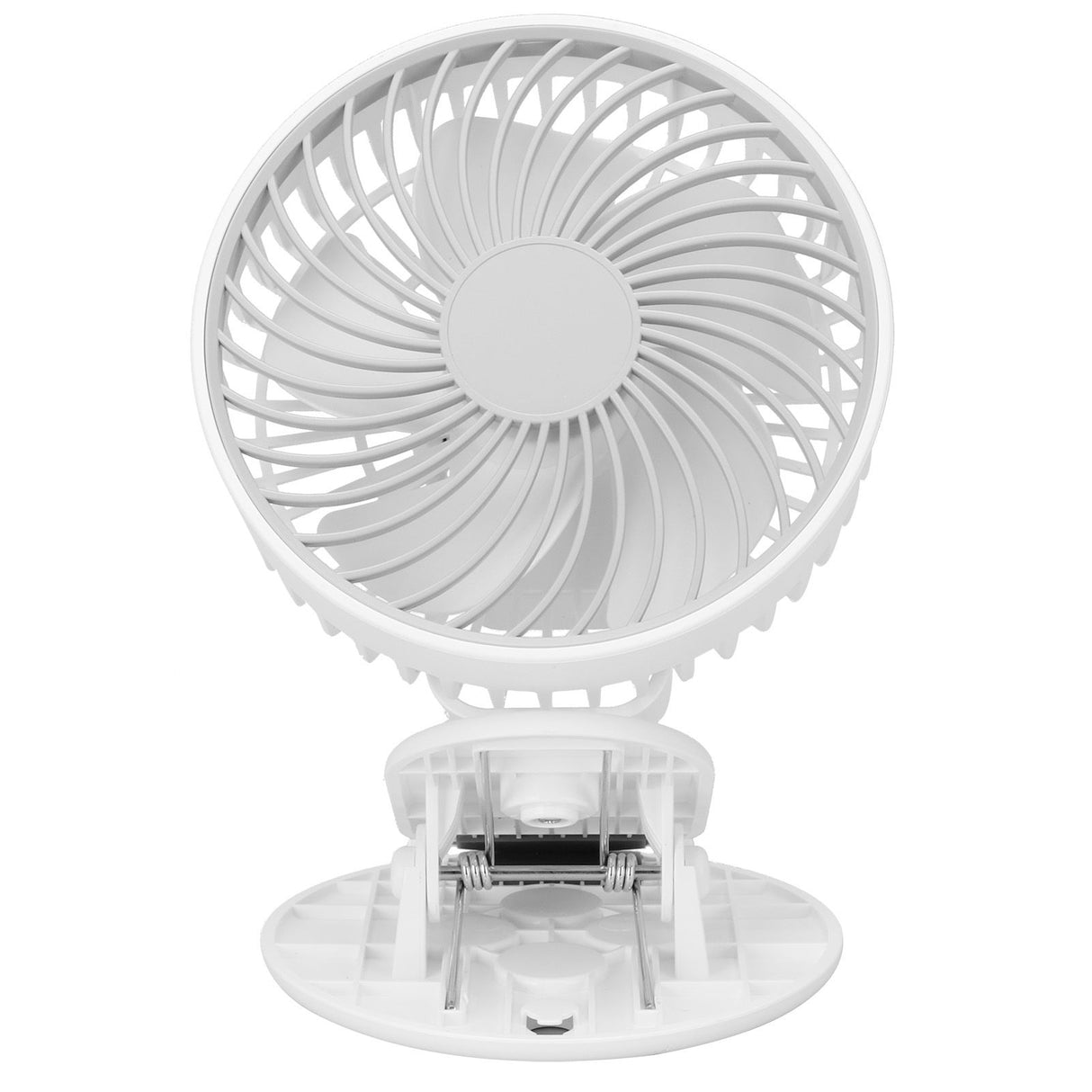 Portable Desk Fan 3 Speed Wind Mini Desktop Fan with Clip for Home Office and BedroomWhite