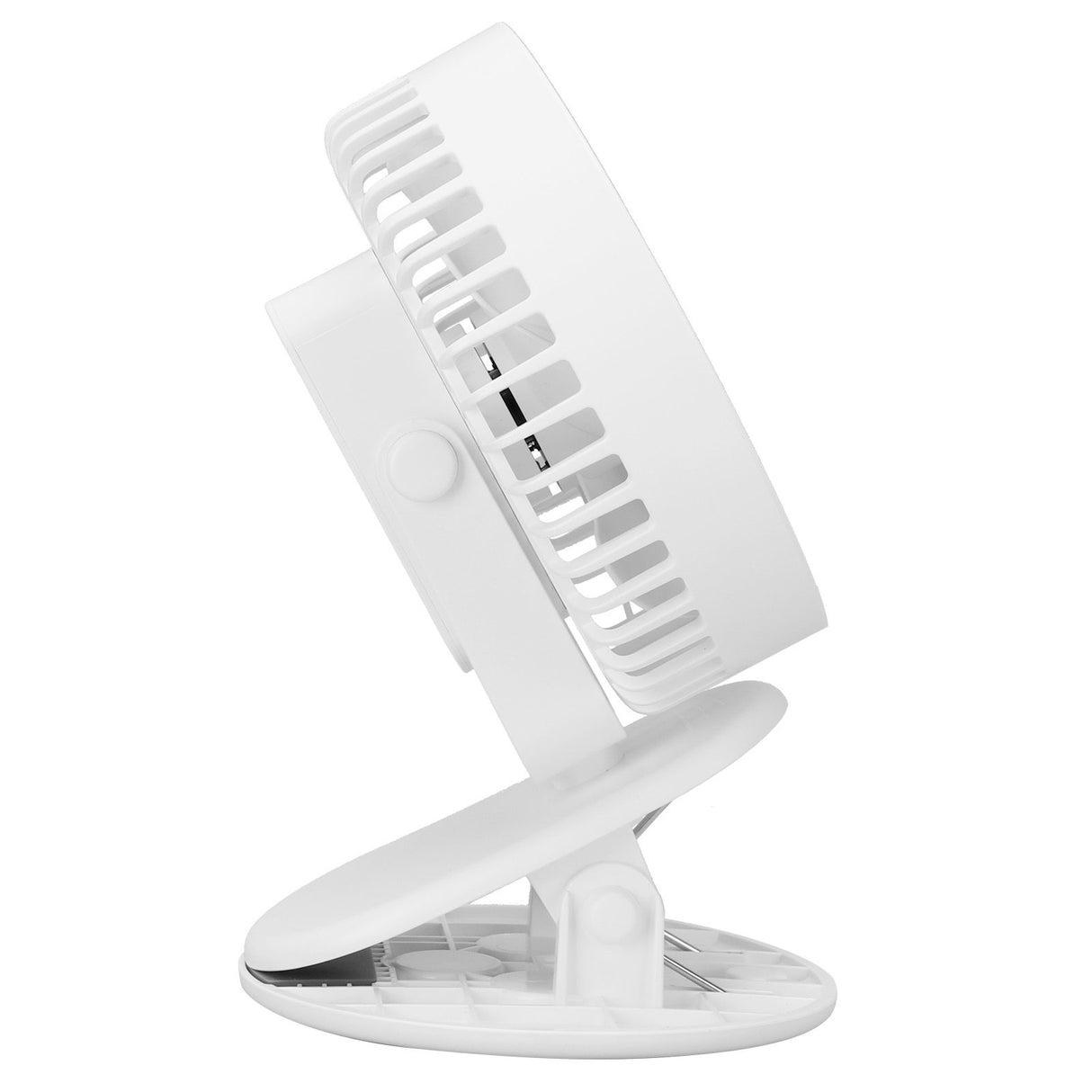 Portable Desk Fan 3 Speed Wind Mini Desktop Fan with Clip for Home Office and BedroomWhite