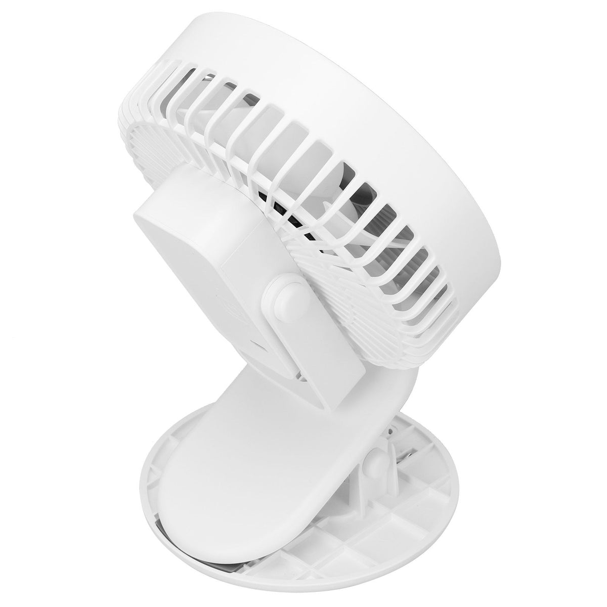 Portable Desk Fan 3 Speed Wind Mini Desktop Fan with Clip for Home Office and BedroomWhite