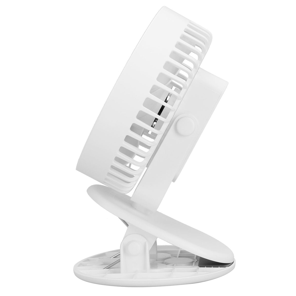 Portable Desk Fan 3 Speed Wind Mini Desktop Fan with Clip for Home Office and BedroomWhite