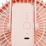 Portable Desk Fan 3 Speed Wind Mini Desktop Fan with Clip for Home Office and BedroomPink