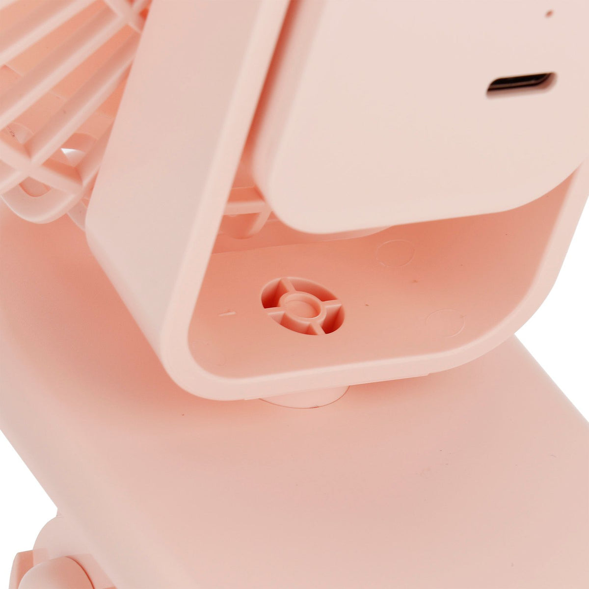 Portable Desk Fan 3 Speed Wind Mini Desktop Fan with Clip for Home Office and BedroomPink