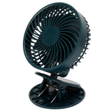 Portable Desk Fan 3 Speed Wind Mini Desktop Fan with Clip for Home Office and BedroomGreen - Top-Down View
