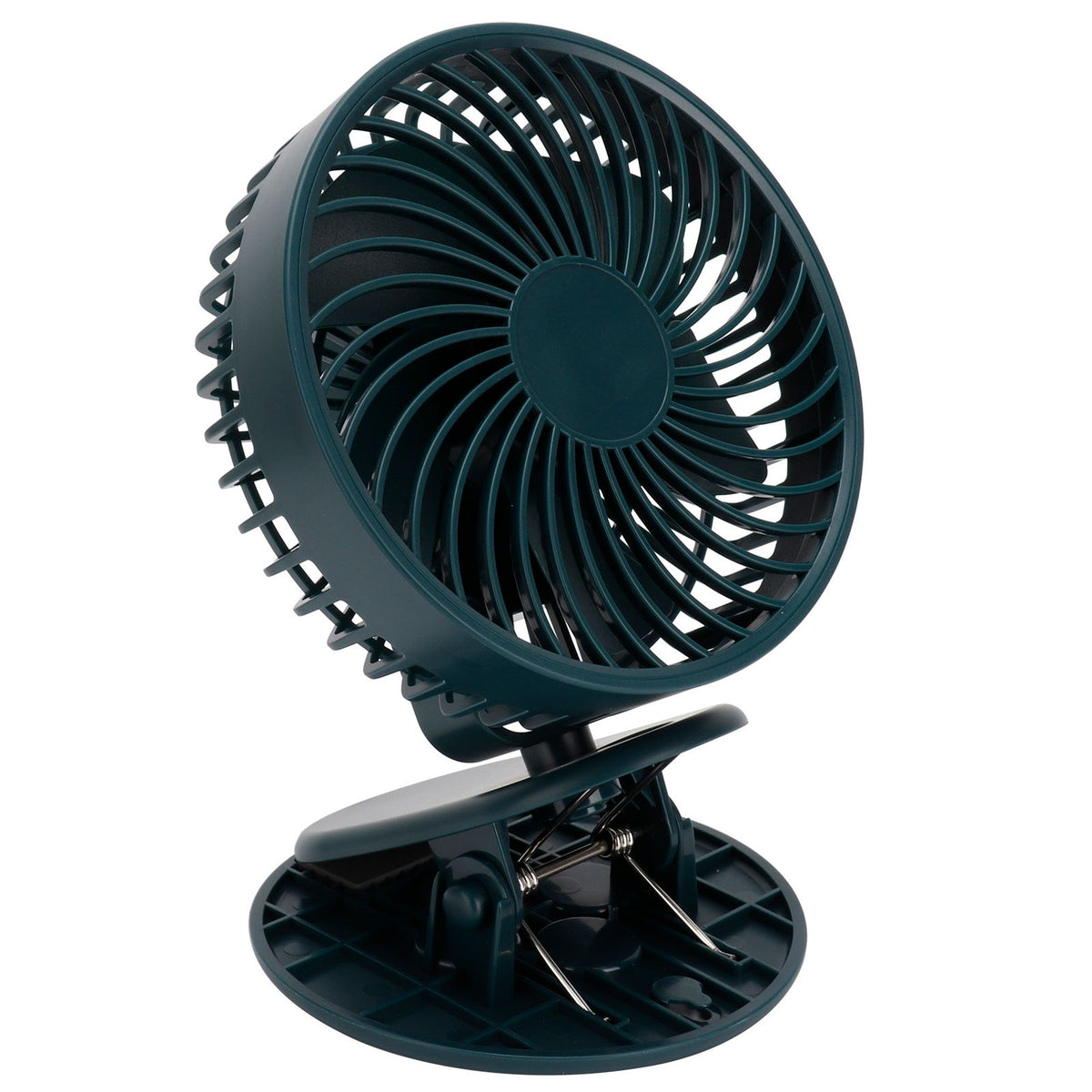 Portable Desk Fan 3 Speed Wind Mini Desktop Fan with Clip for Home Office and BedroomGreen