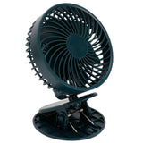 Portable Desk Fan 3 Speed Wind Mini Desktop Fan with Clip for Home Office and BedroomGreen - Close-Up Angle