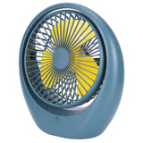Portable Electric Fan Dormitory Adjustable Desktop Mini USB Charging Fan for Dormitory - Front View
