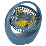 Portable Electric Fan Dormitory Adjustable Desktop Mini USB Charging Fan for Dormitory - Close-Up Angle