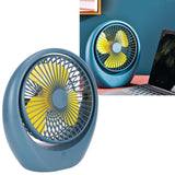 Portable Electric Fan Dormitory Adjustable Desktop Mini USB Charging Fan for Dormitory - Extra Image