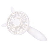 Portable Fan 180 Degrees Rotation Desktop USB Rechargeable Electric Mini Cooling FanWhite