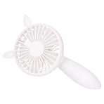 Portable Fan 180 Degrees Rotation Desktop USB Rechargeable Electric Mini Cooling FanWhite