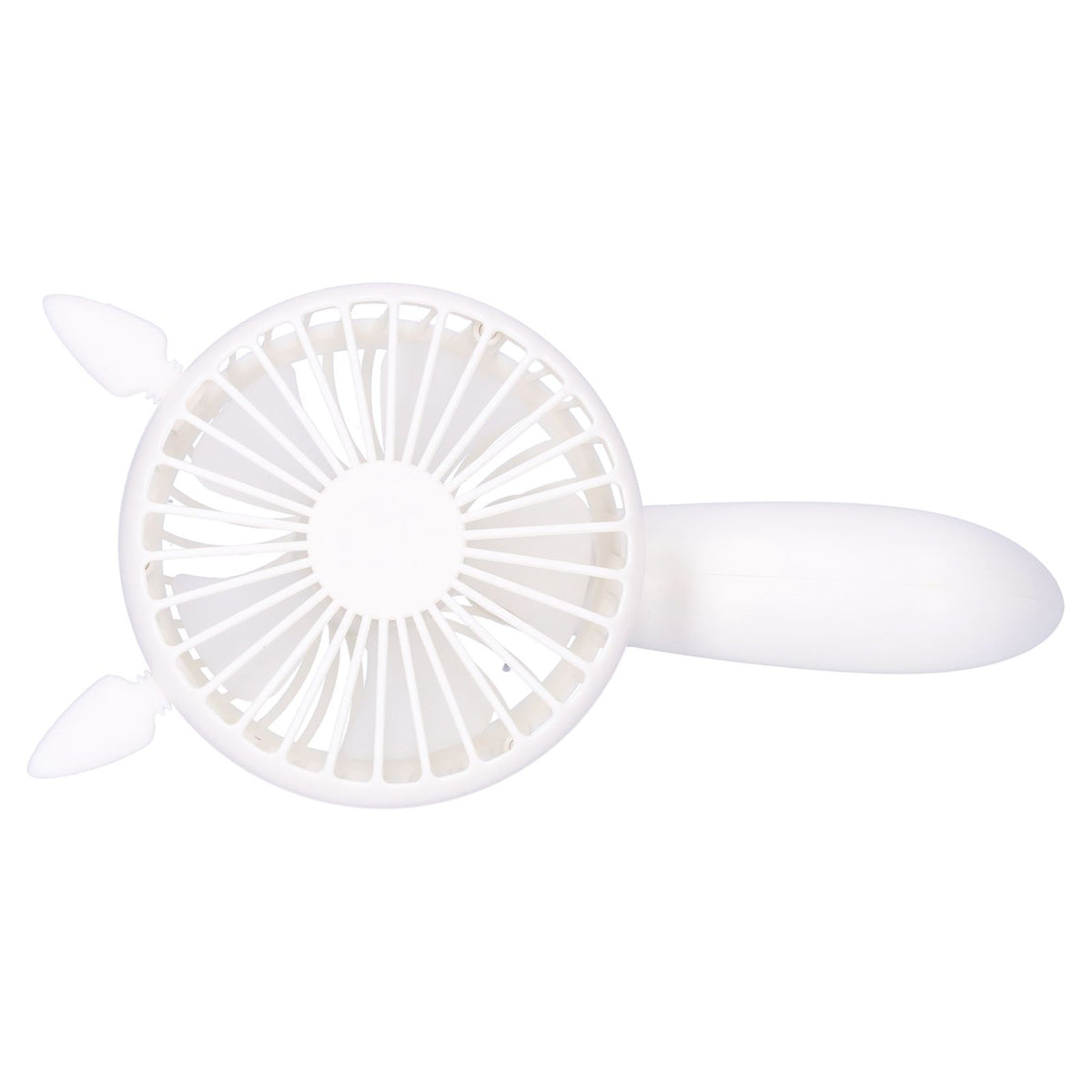 Portable Fan 180 Degrees Rotation Desktop USB Rechargeable Electric Mini Cooling FanWhite