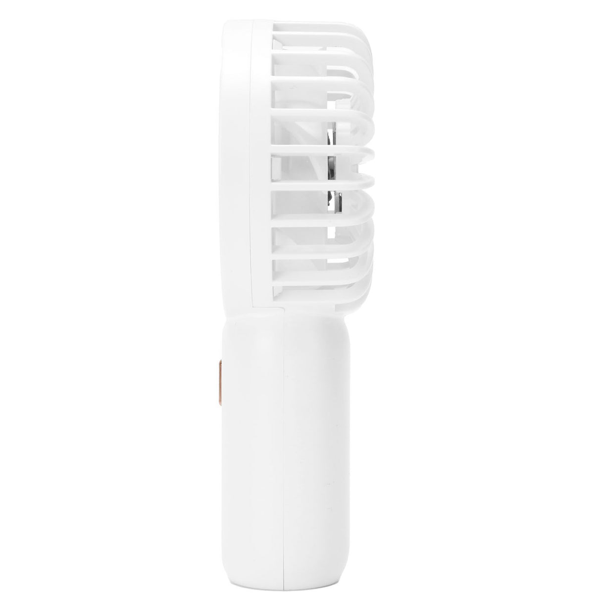 Portable Handheld Fan USB Rechargeable Enhanced Wind Small Fan for Travel Office StudyWhite