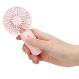 Portable Handheld Fan USB Rechargeable Enhanced Wind Small Fan for Travel Office StudyPink - Extra Image