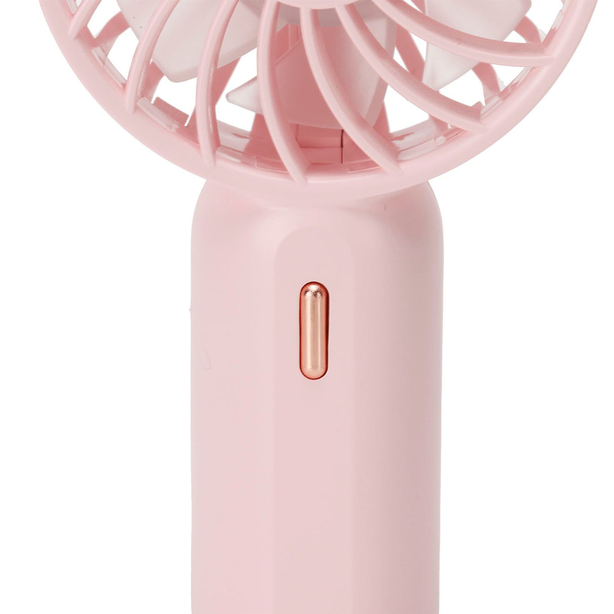Portable Handheld Fan USB Rechargeable Enhanced Wind Small Fan for Travel Office StudyPink