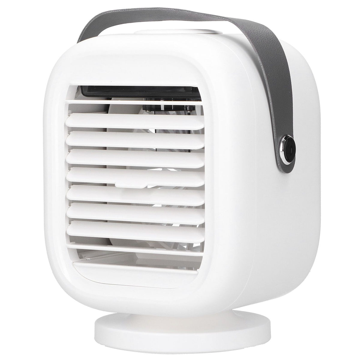 190ml Humidification Air Cooler USB Charging 120° Shaking Head Cooling Fan for Home OfficeWhite