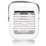 190ml Humidification Air Cooler USB Charging 120° Shaking Head Cooling Fan for Home OfficeWhite