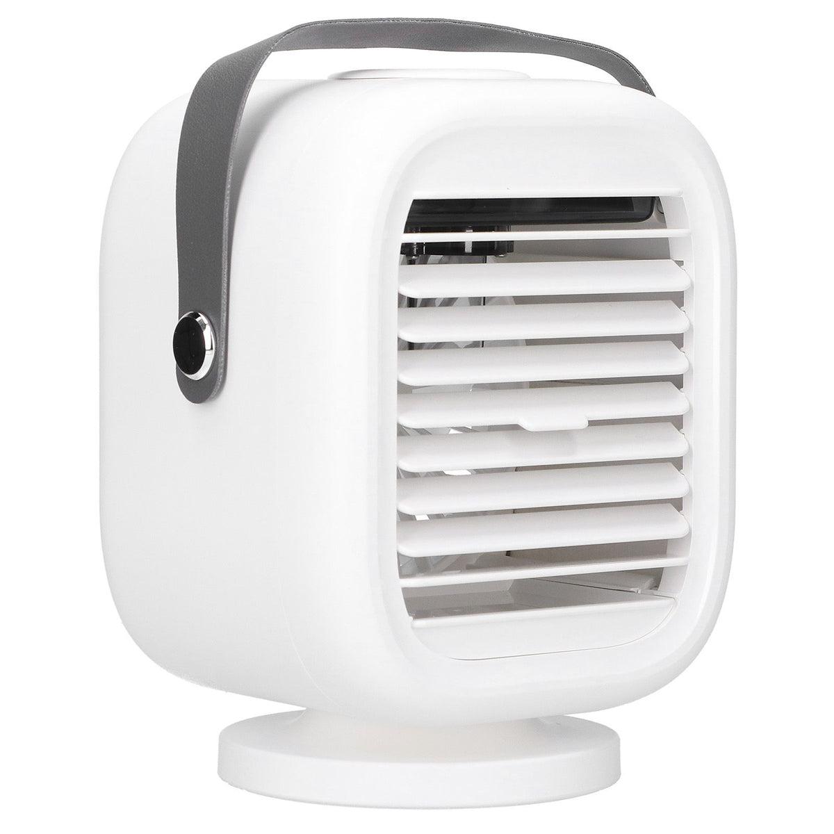 190ml Humidification Air Cooler USB Charging 120° Shaking Head Cooling Fan for Home OfficeWhite