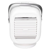 190ml Humidification Air Cooler USB Charging 120° Shaking Head Cooling Fan for Home OfficeWhite - 45-Degree Angle