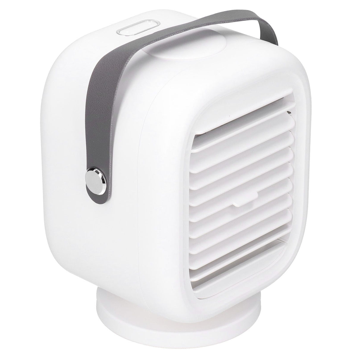 190ml Humidification Air Cooler USB Charging 120° Shaking Head Cooling Fan for Home OfficeWhite
